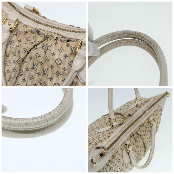 LOUIS VUITTON Monogram Mini Lin Croisette Marina GM Bag 2way M95492 Auth 85081 - Picture 16 of 16